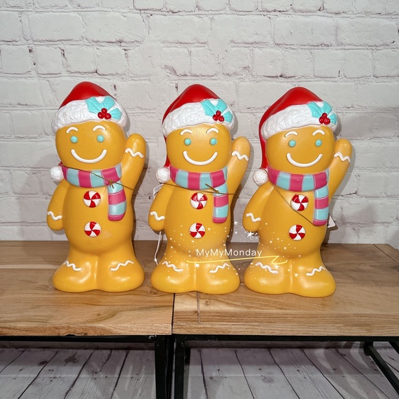 Holiday Time Other Christmas Gingerbread Man Blow Molds 1 Bundle